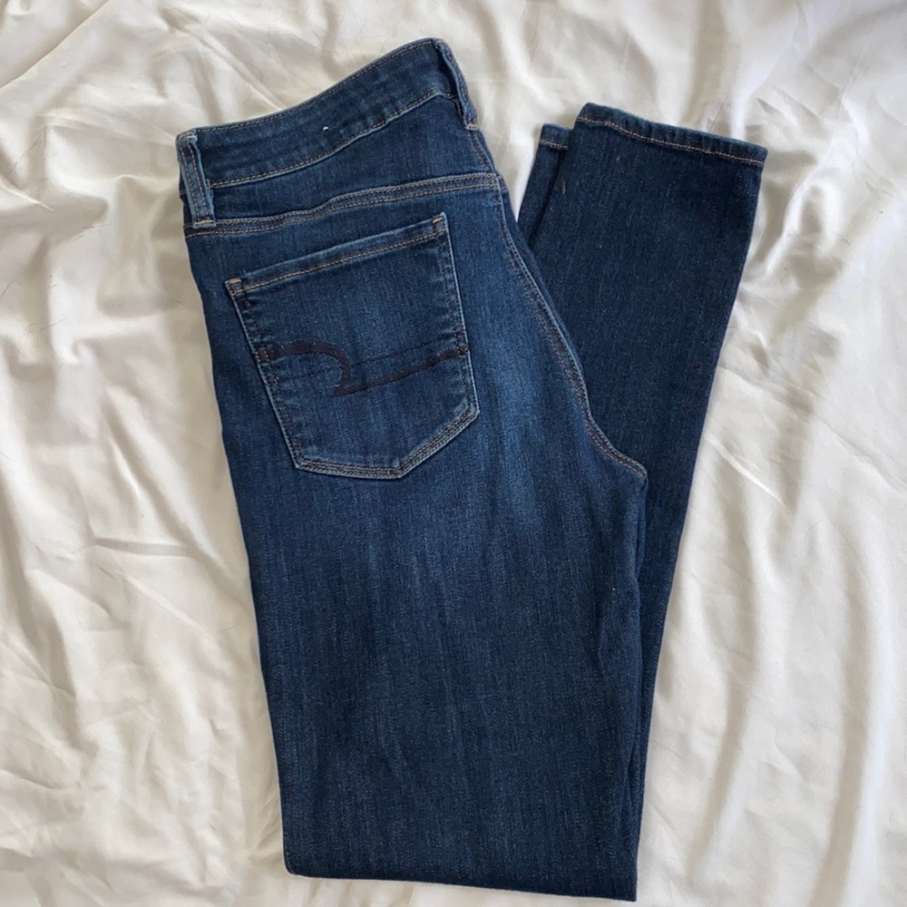 AE, high rise jeggings, size 12 long